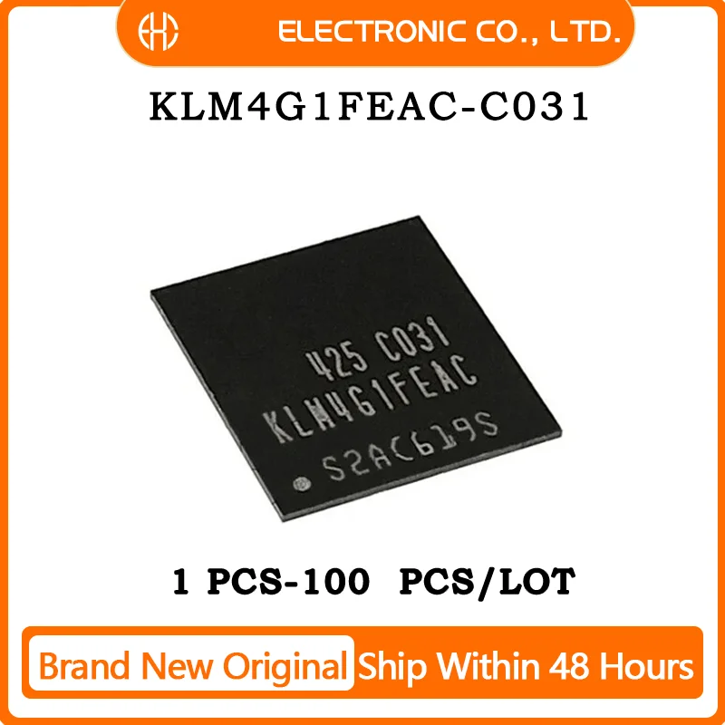 

1PCS/5PCS/10PCS/50PCS KLM4G1FEAC-C031 BGA153 100% New Original Chip