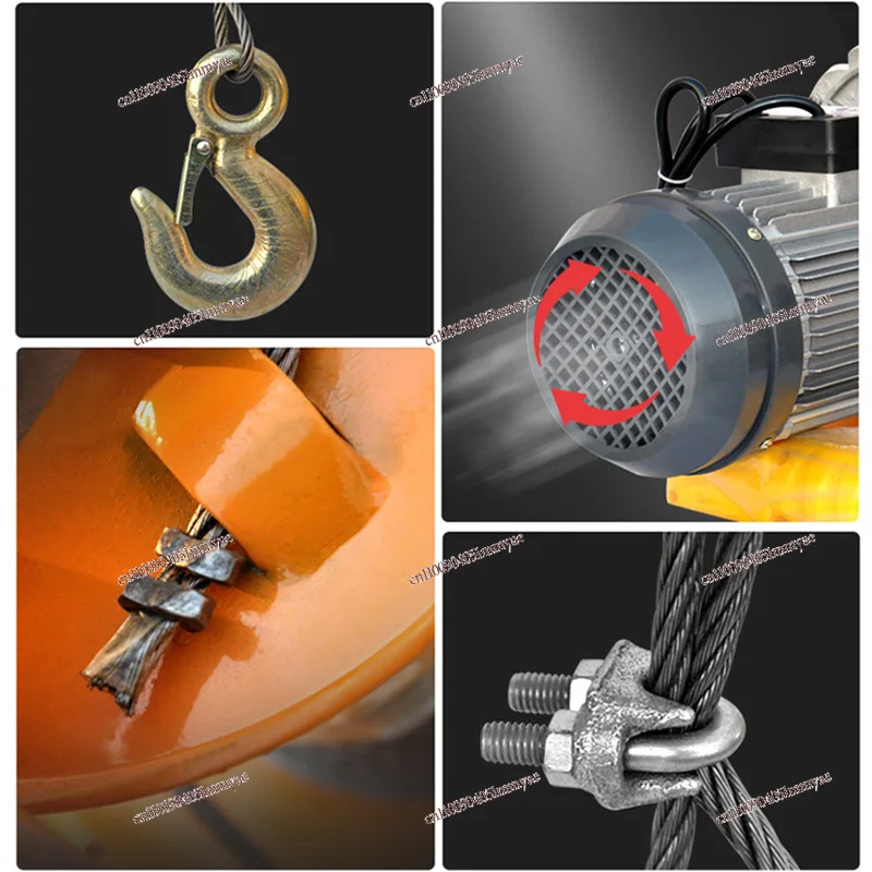 

Hoist hoist household single-phase electric hoist 220V small