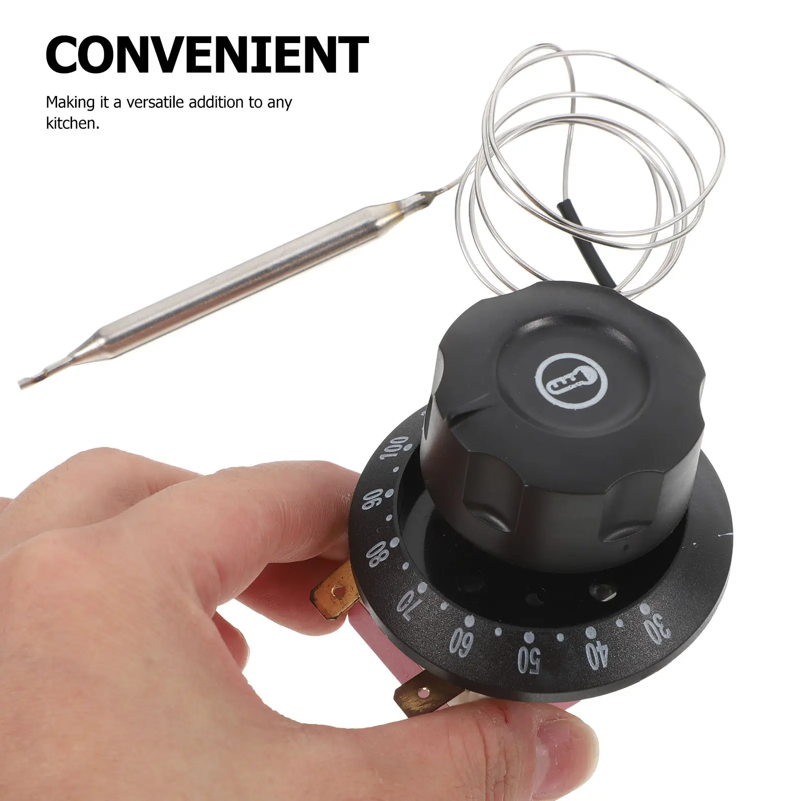 Electric Oven Air Fryer Water Heater Digital Thermostat Temperature Control Switch Includes Screws Crimp Terminals Oven