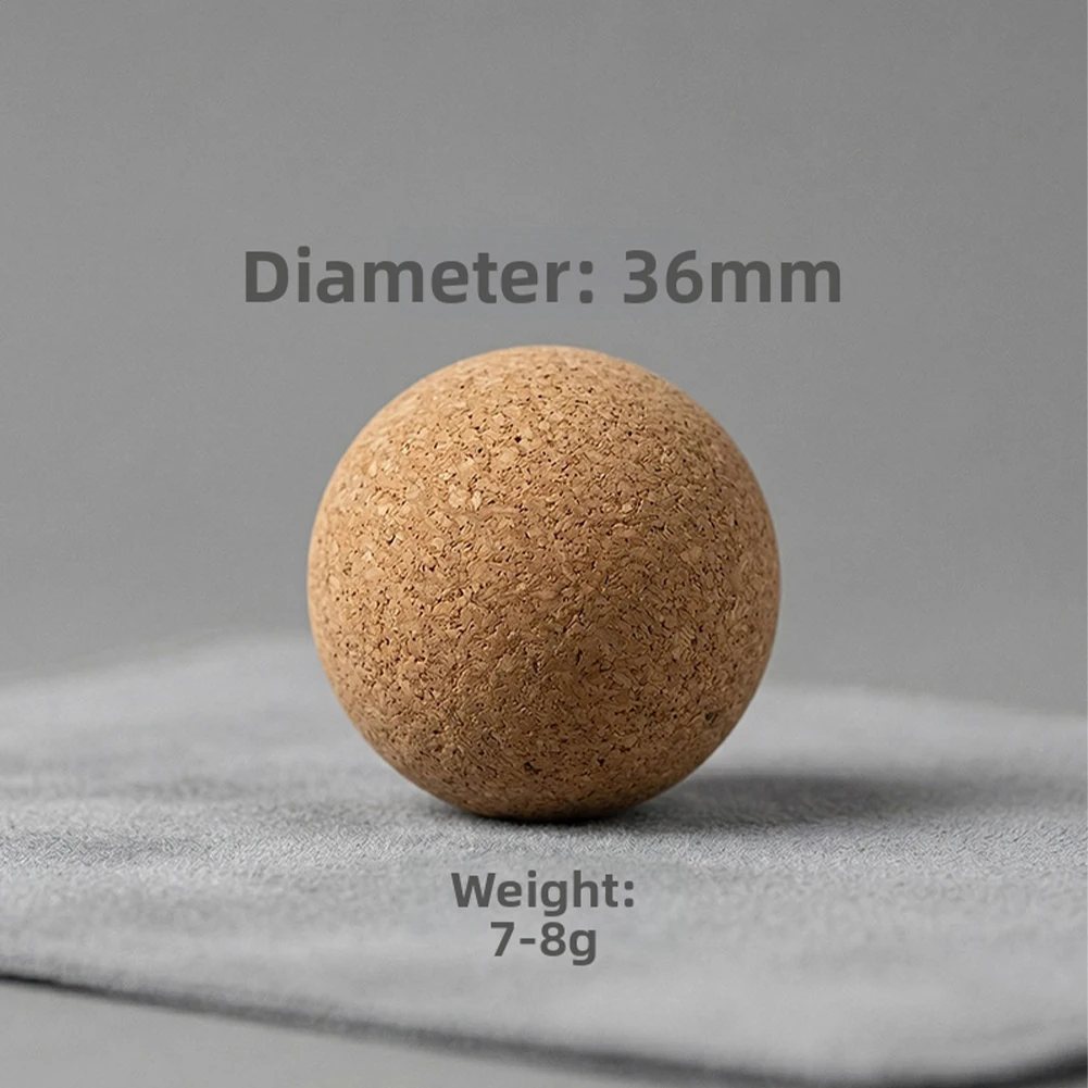 Natural Agglomerate Cork Table Soccer Balls Set of 6 for Foosball Table Replacement in Multiple Sizes 36mm 40mm 45mm 50mm