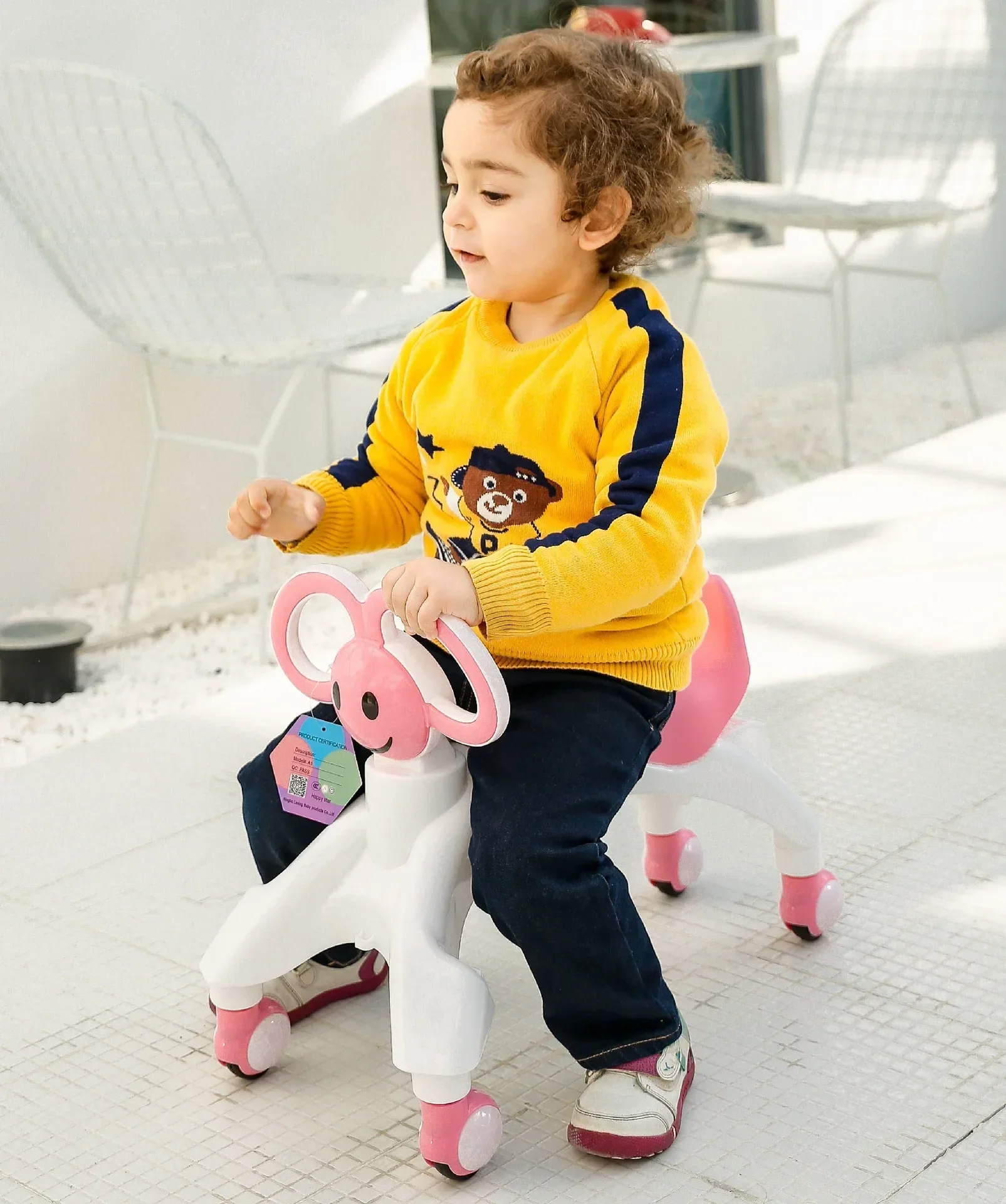 Yo yo torção bicicleta das crianças aprender a andar slide bicicleta novo carrinho de criança mãe e bebê atividade presente