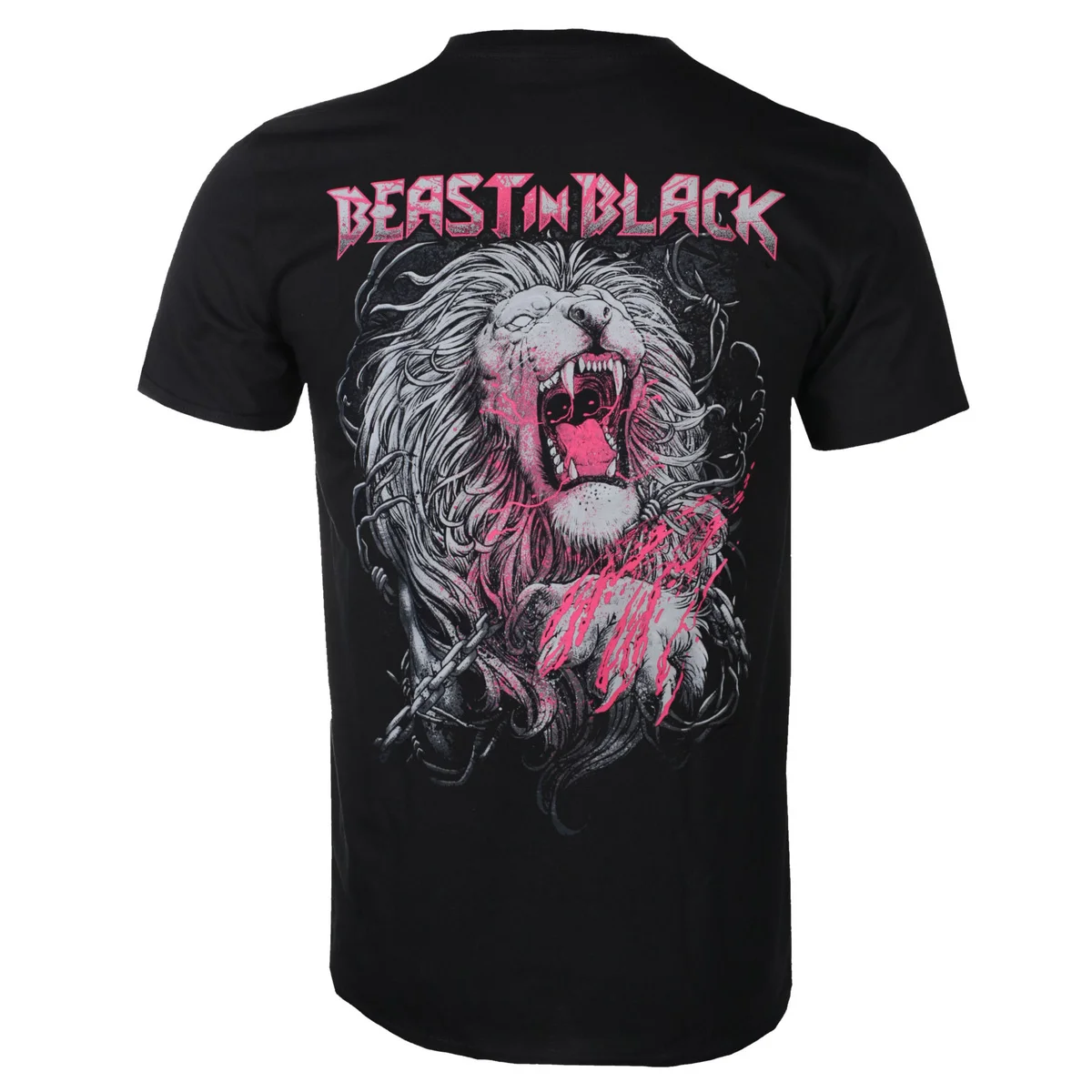 Beast in Black Grafik-Baumwoll-Band-T-Shirt, Unisex, Sommer, Kurzarm, Modemarke, Luxus, lässig, Vintage-T-Shirts – Detail 2