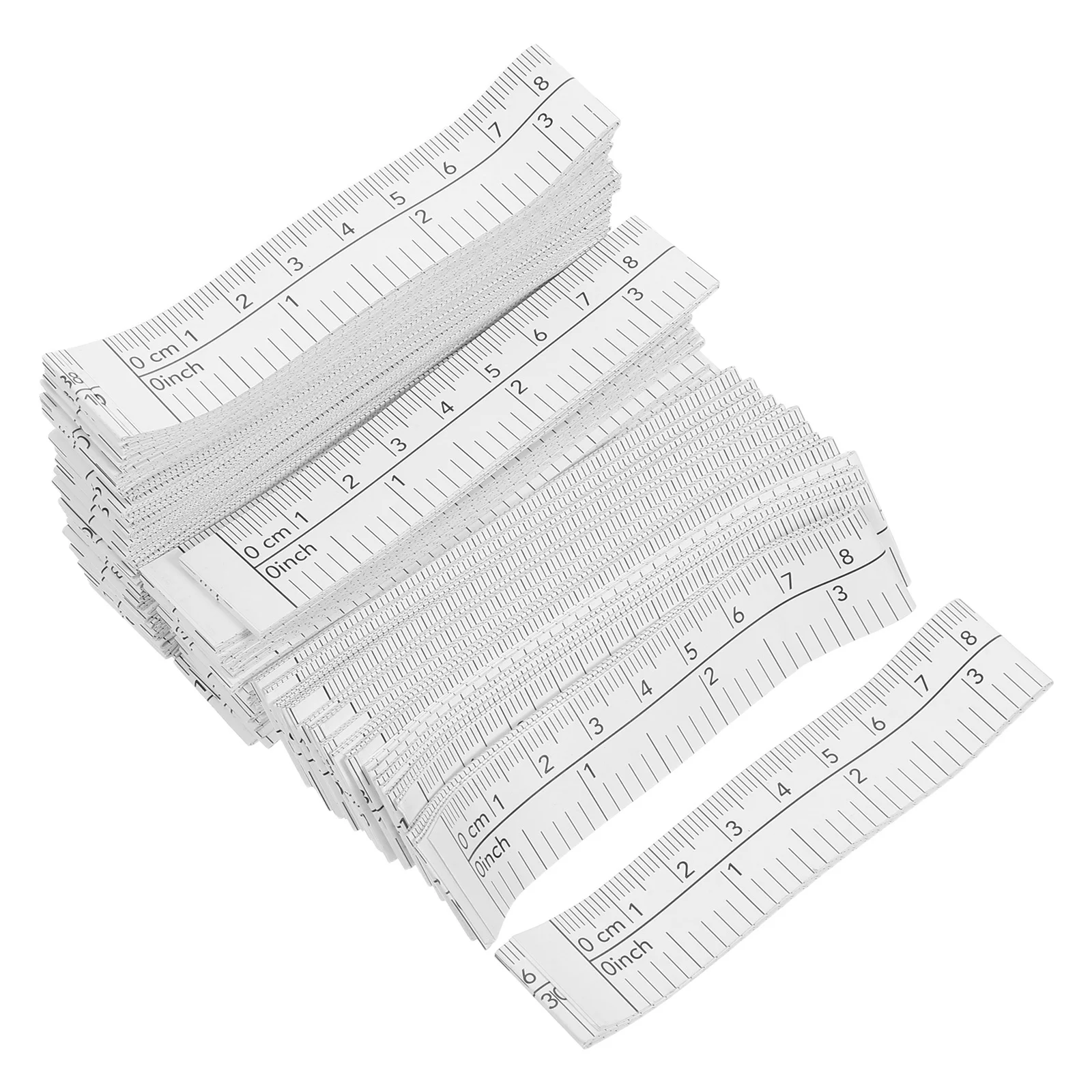 

50Pcs Paper Measuring Tape Double Sided 150Cm Disposable Body Tailor Tool for Wound Head Circumference Accurate Measurement