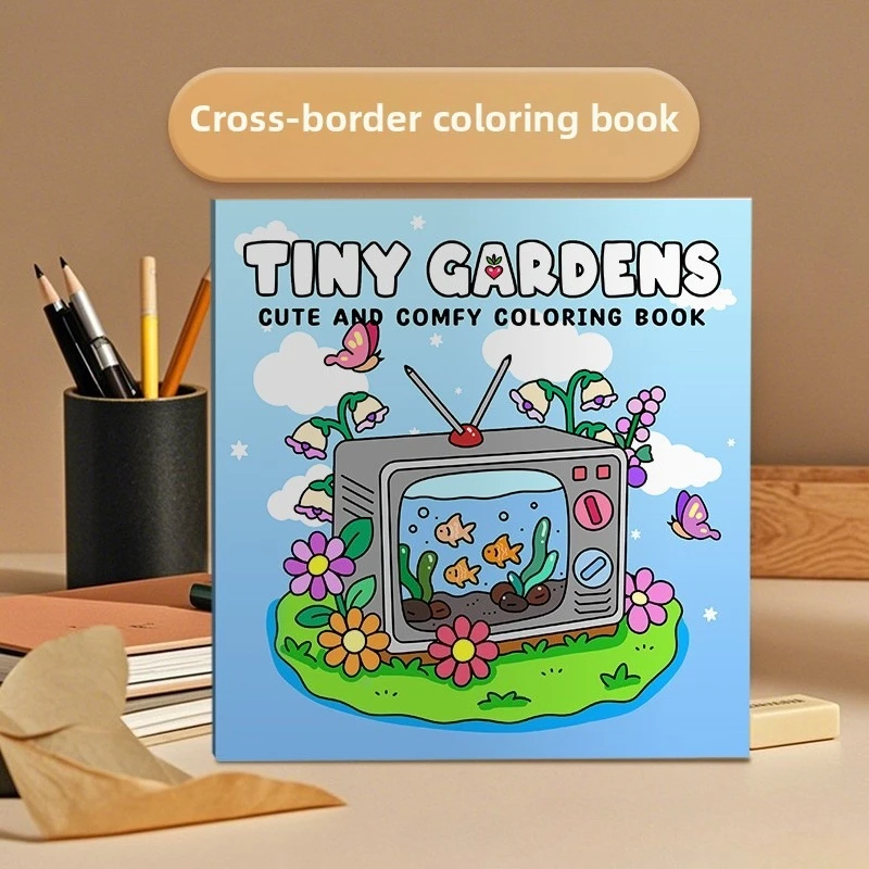 

Miniature Garden Art Books Coloring Graffiti Painting Coloring Characters Coloring Based on Color Painting and Calligraphy