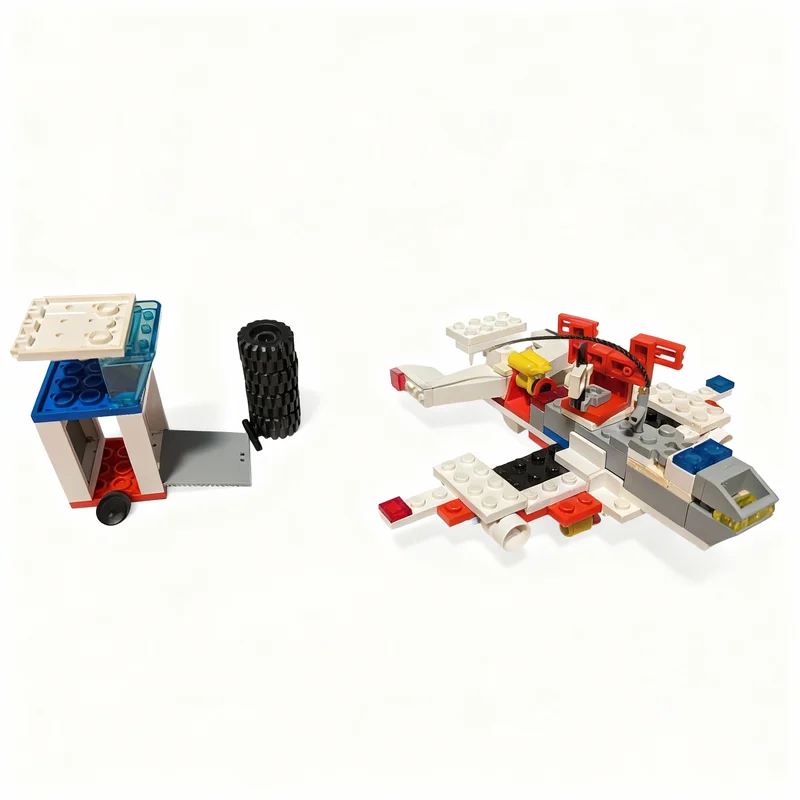 122pcs MOC City Airport Sentry Plane Radar Foldable Wheels Model Building Blocks Christmas Gift Toy Assemble Art Education Brick