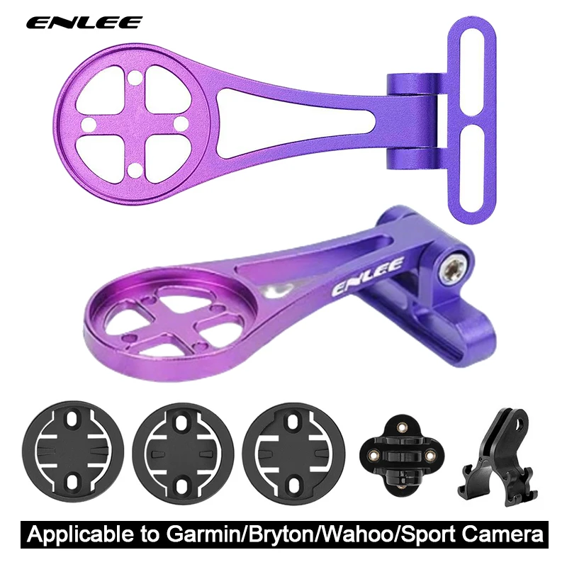 

Aluminum Alloy Bike GPS Bracket Front Lamp Holder High Strength Speedometer Holder for Garmin/Bryton/Wahoo Bicycle Accessories