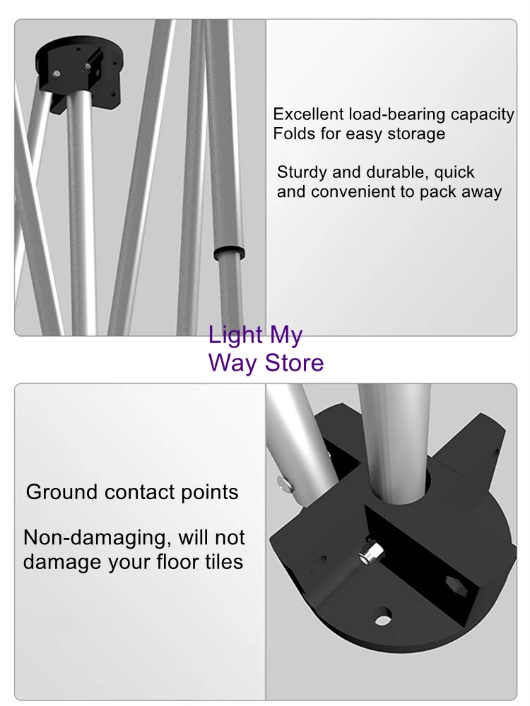 Multi-Functional Workbench Stainless Steel Woodworking Folding Tripod Spider Leg Workbench Telescopic Support