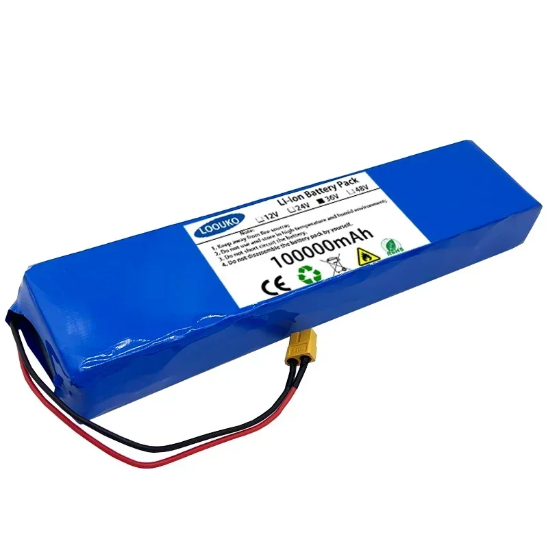 original 36V 100Ah 18650 Rechargeable Lithium Battery Pack 10S3P 1000W Power Modified Bicycle Scooter Electric Vehicle with BMS