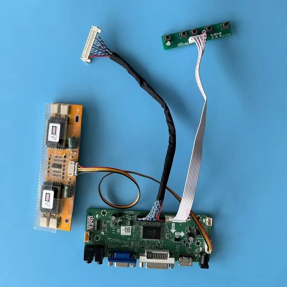 

controller board HDMI-compatible DVI VGA LVDS 4 CCFL M.NT68676 kit for LTM220M2 M220EW01 M220Z1 22" 1680X1050 panel 1680*1050