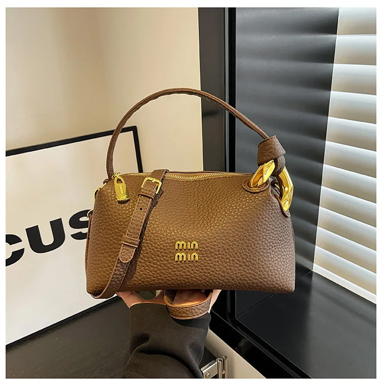 

2025 Trendy Soft Leather Bag Women - Multifunctional Shoulder/Crossbody Purse, Elegant & Spacious, Daily Essentials Carrier