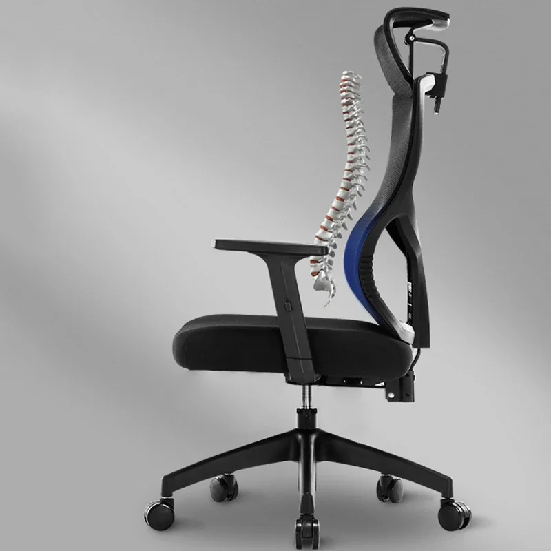 Cadeira moderna do escritório confortável do giro, jogo Arm Mesh, reclinável ergonômico do jogo, mobília do quarto