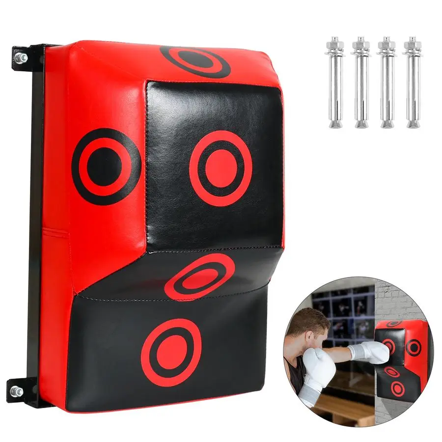 حقيبة ملاكمة Mount Uppercut Bar EVA Sandbag MMA للتدريب اللكم الهدف تهدف نقطة أسود وأحمر