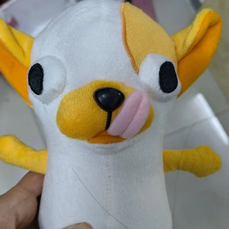 Novelty Funny Chihuahua Stuffed Plush Toy Exaggerated Big Eyes Soft Doll Creative Gift for Children Home Ornament