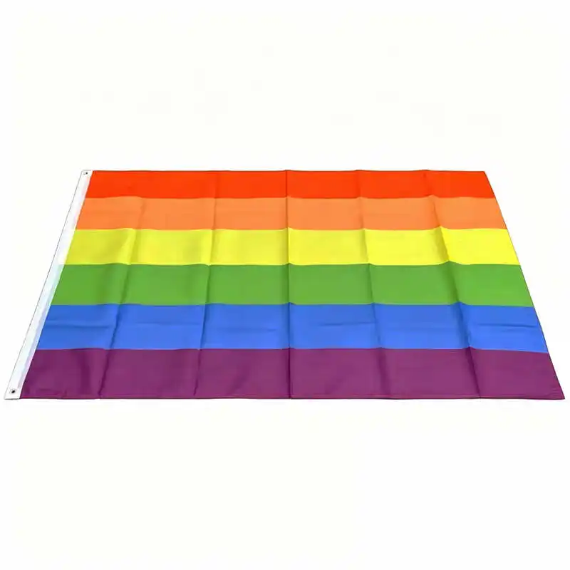 

Rainbow Flag 90x150cm LGBT Gay Pride Bisexual Transgender Pansexual 3x5 Feet Home Party Decoration Banners Homosexual Flags
