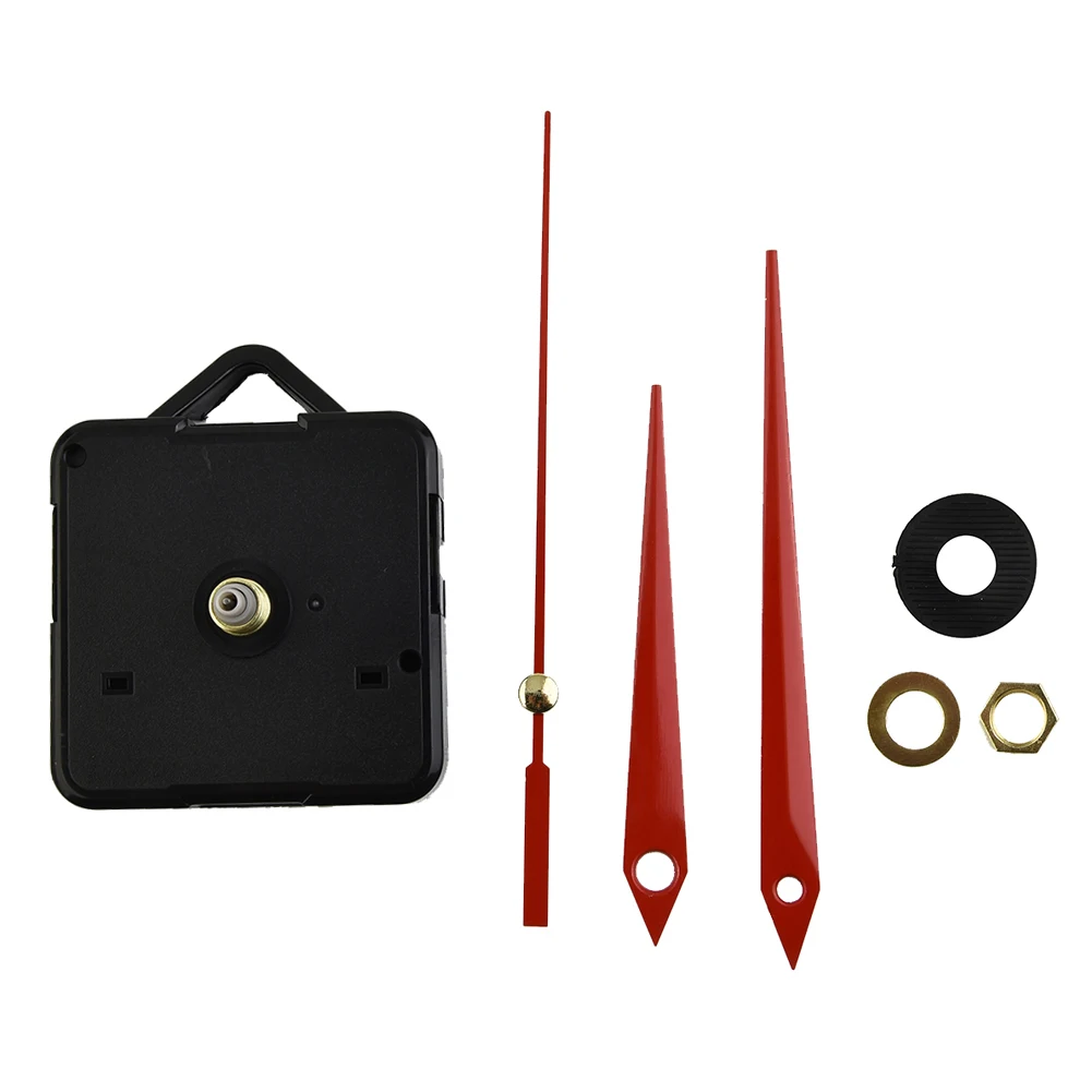 Silent Quartz Clock Movement for Wall Clock Repair Replacement and Craft Clock Assembly with Spindle and Standard Component Set