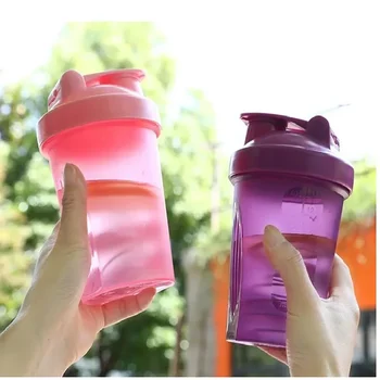 400 ml draagbare luxe hoogwaardige milkshake cup sport fitness eiwit poeder shake cup cadeau sojamelk cup