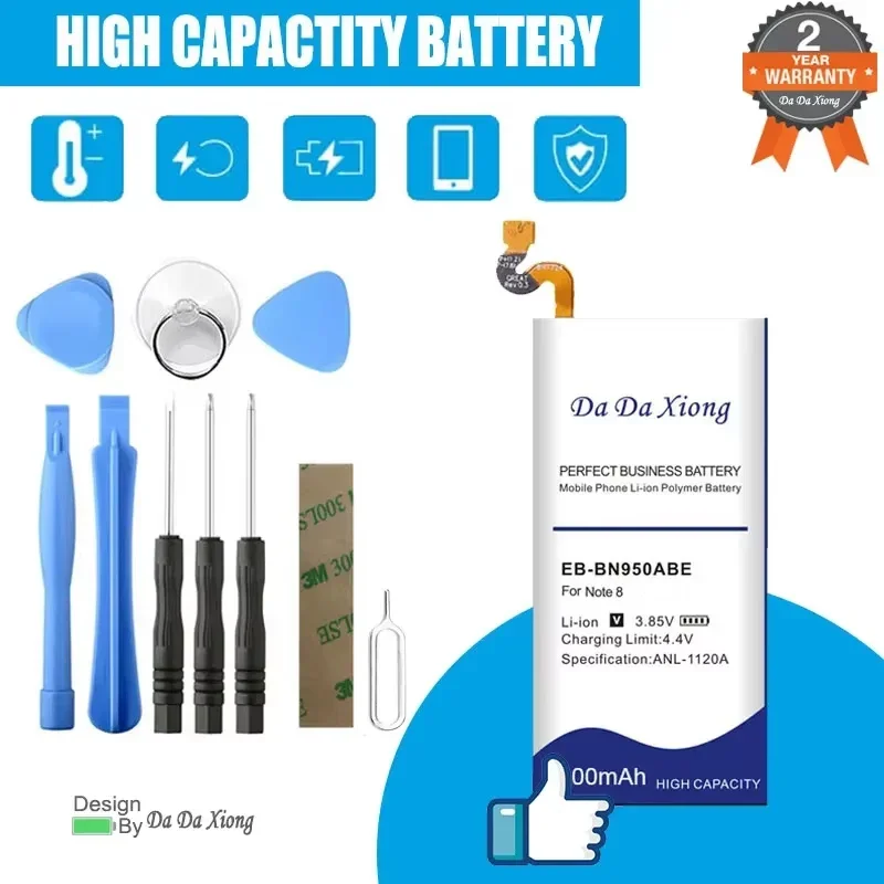 DaDaXiong New Battery 4400mAh For Samsung Galaxy Note J1 8 S4 A20e S6 S3 S10 A21s Active Mini Edge Plus E2652 I8552 N9500