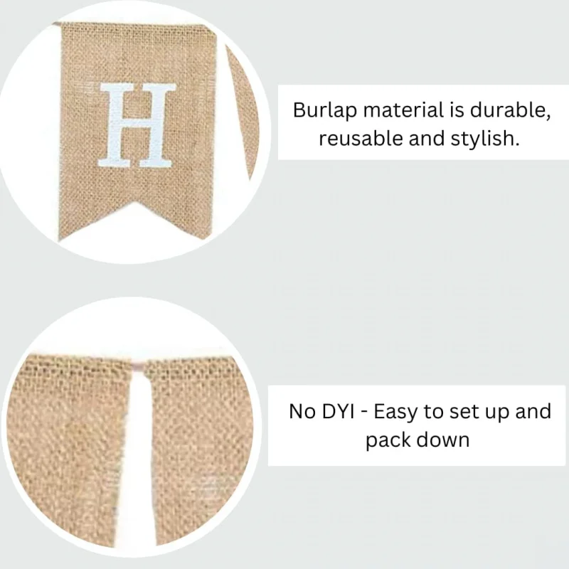 لافتة عيد ميلاد سعيد لتزيين حفلات أعياد الميلاد (طباعة بيضاء)