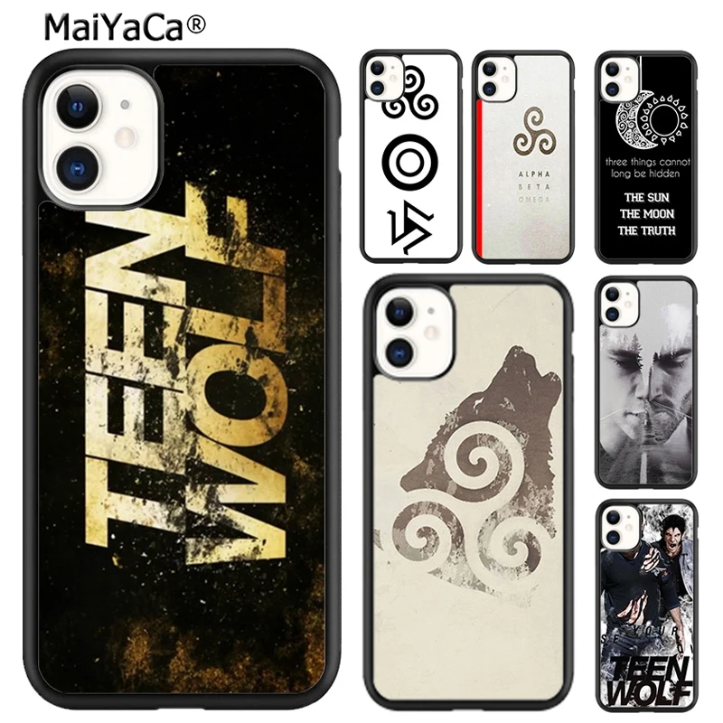 MaiYaCa Teen Wolf Tv Show حافظة لهاتف آيفون 17 Air 16 15 plus 11 12 13 14 pro max shell coque