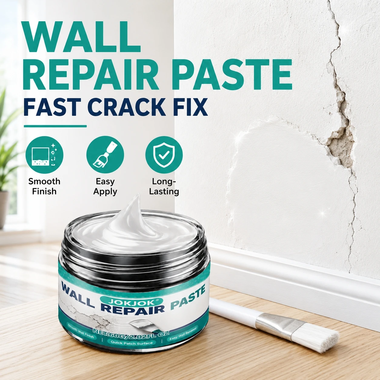 Drywall Repair Paste Hole Repair Patch Kits Wall Spackle Repair Paste Plaster Dent Repair and Wood Scratch Repair Putty