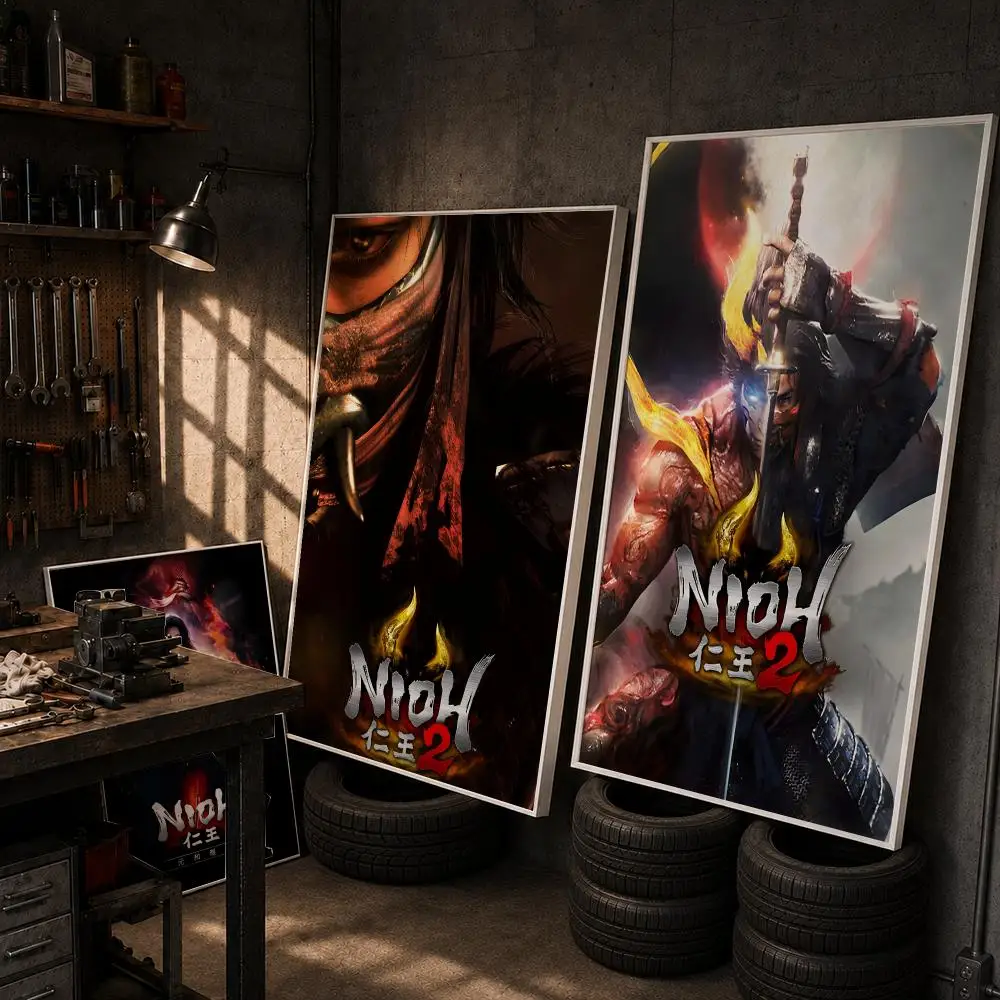 Dark Style ARPG Nioh-N Cool Poster HD Wall Art Home Decor Waterproof Print Bedroom Garage Party Gift