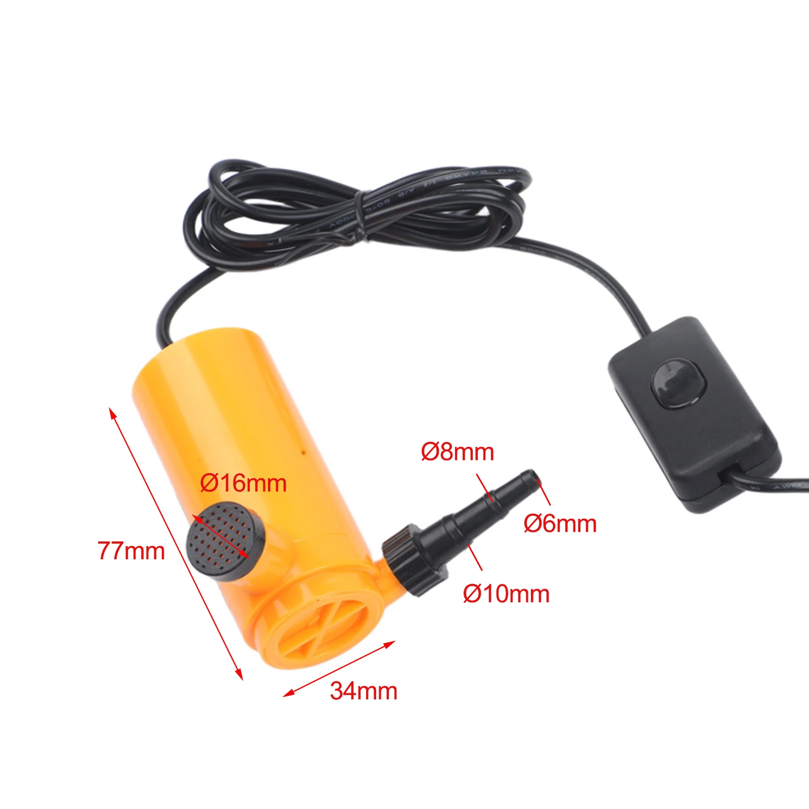 Detachable 12V Pump For Angle Grinder Guard Water Slotting Cutting Machine Dust Cover Cooling Device Power Tool Part