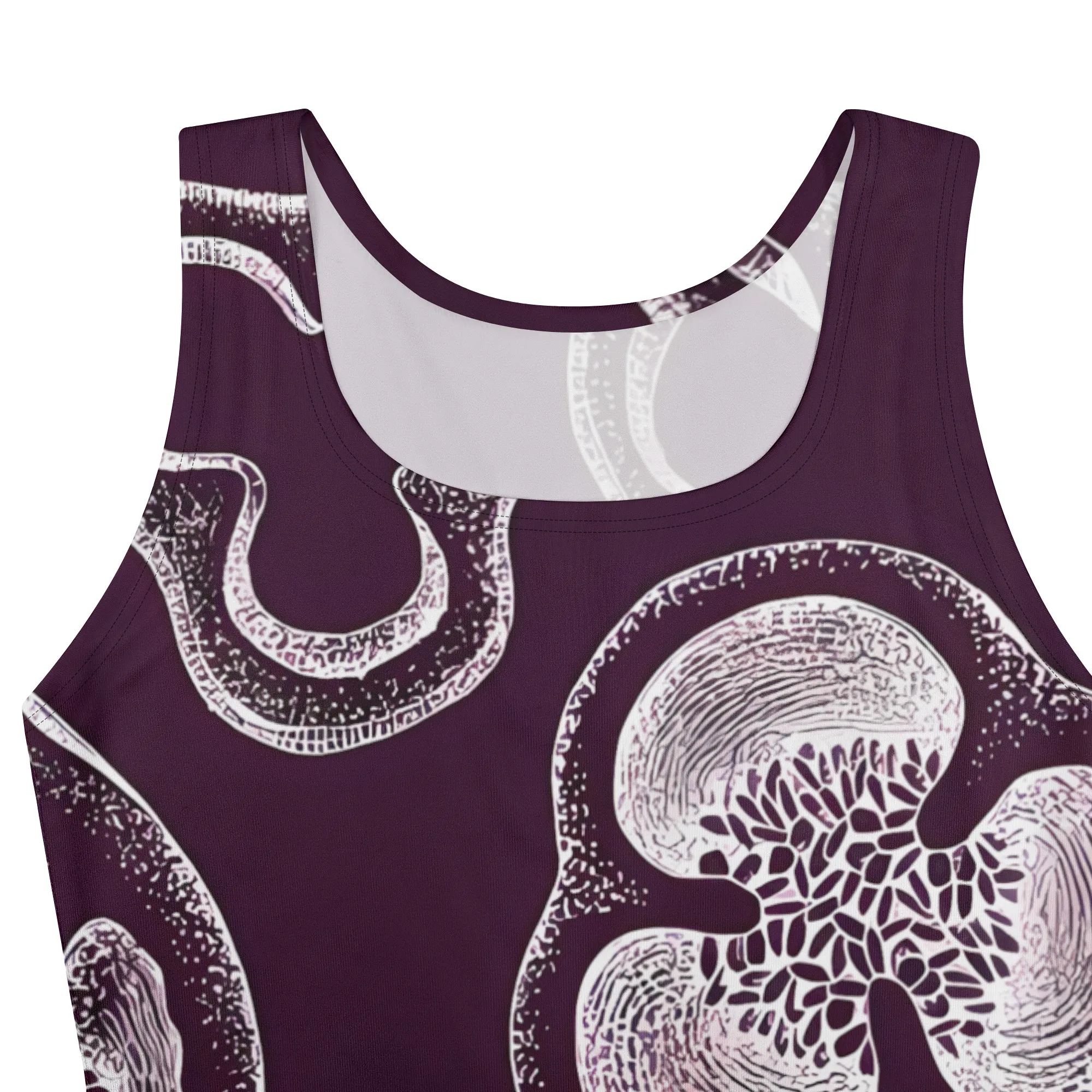 빈티지 스타일 쉘 패턴 Bodycon 탱크 드레스 여성 나이트 아웃을위한 민소매 미디 드레스