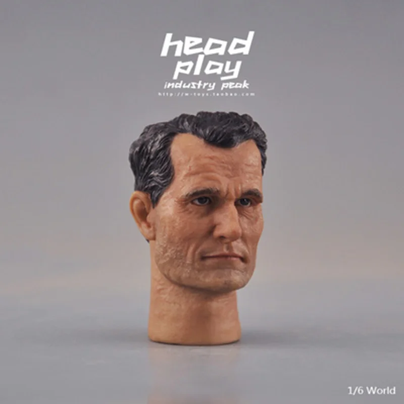 1/6 Asian Europe and America WWⅡ Star Military Head Scuplpt Koepe Tom Hanks Roger Hull Moore for 12 inches Male Action Figure