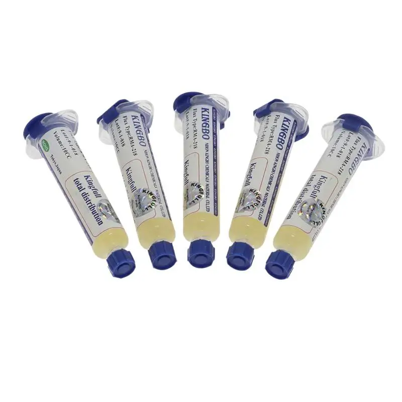 Hot Sale 1Pcs Soldering Flux Lead-Free No-Clean Flux Paste 10cc RMA-218 For Phone Motherboard And PCB Repair For KingBo