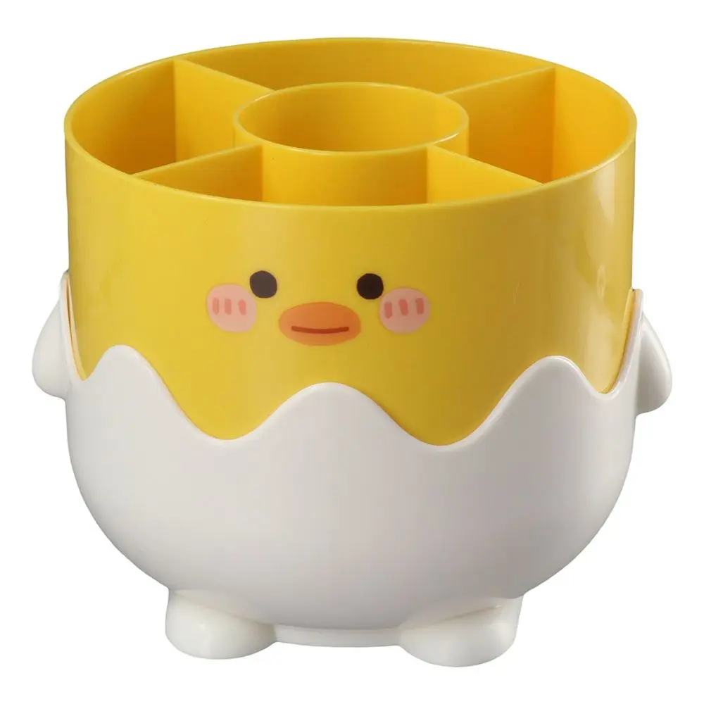 Cute Pen Holder Stationery PP Little Yellow Duck Pencil Holder Makeup Organizer Home