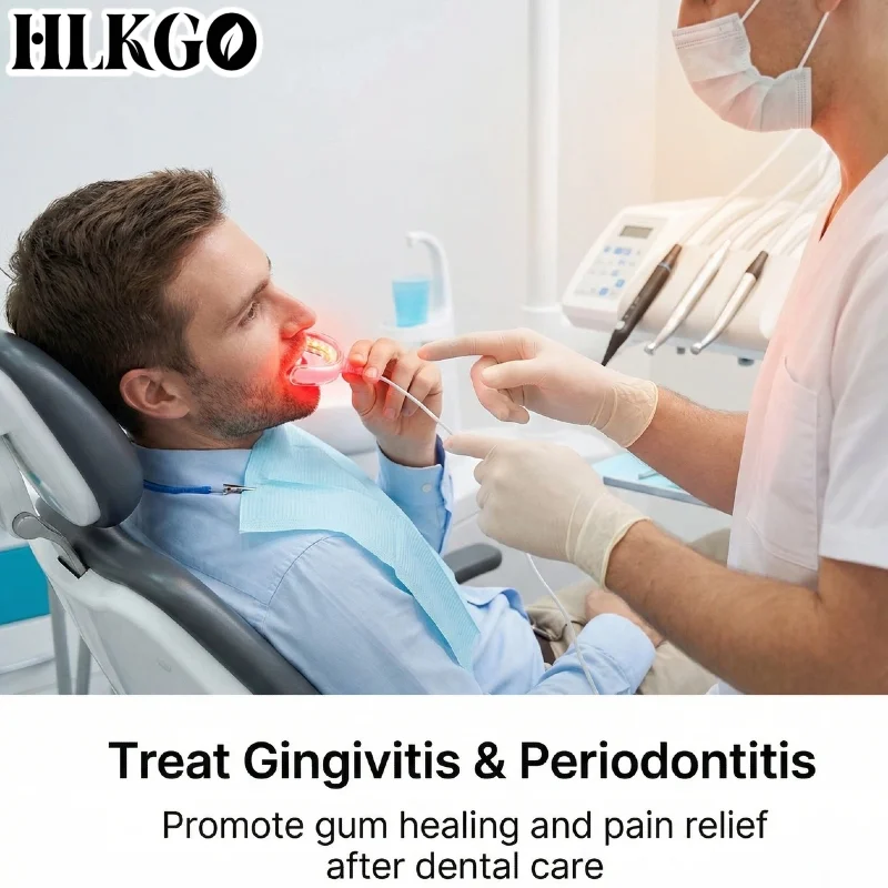 Medical Grade Red Light Oral Therapy, Immediate Relief for Toothache Sensitive Gums Periodontal Health Treatment