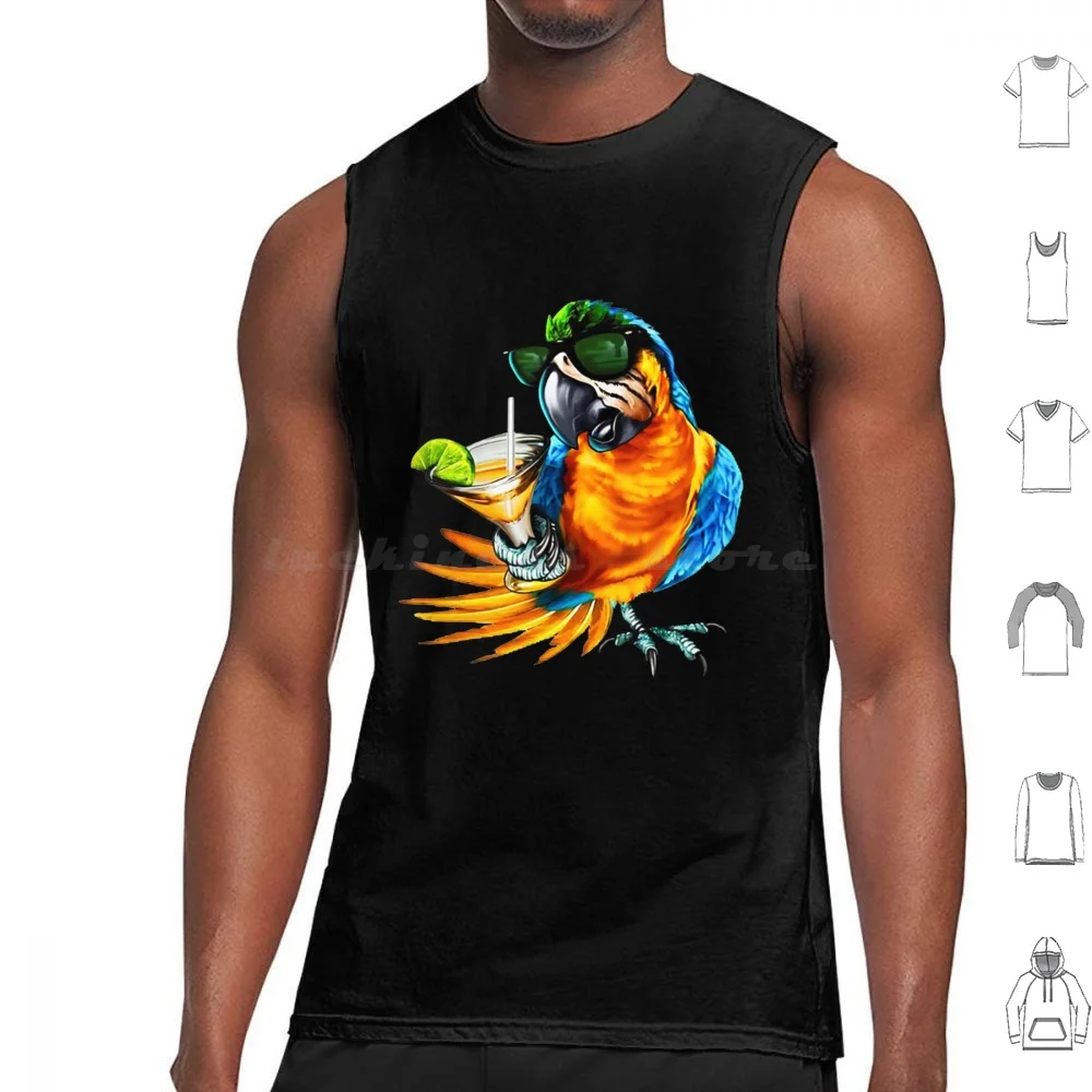 Carrot Bird Jimmy Tank Tops Print Cotton Jimmy Buffett Jimmy Buffett All Jimmy Buffett Top Jimmy Buffett All