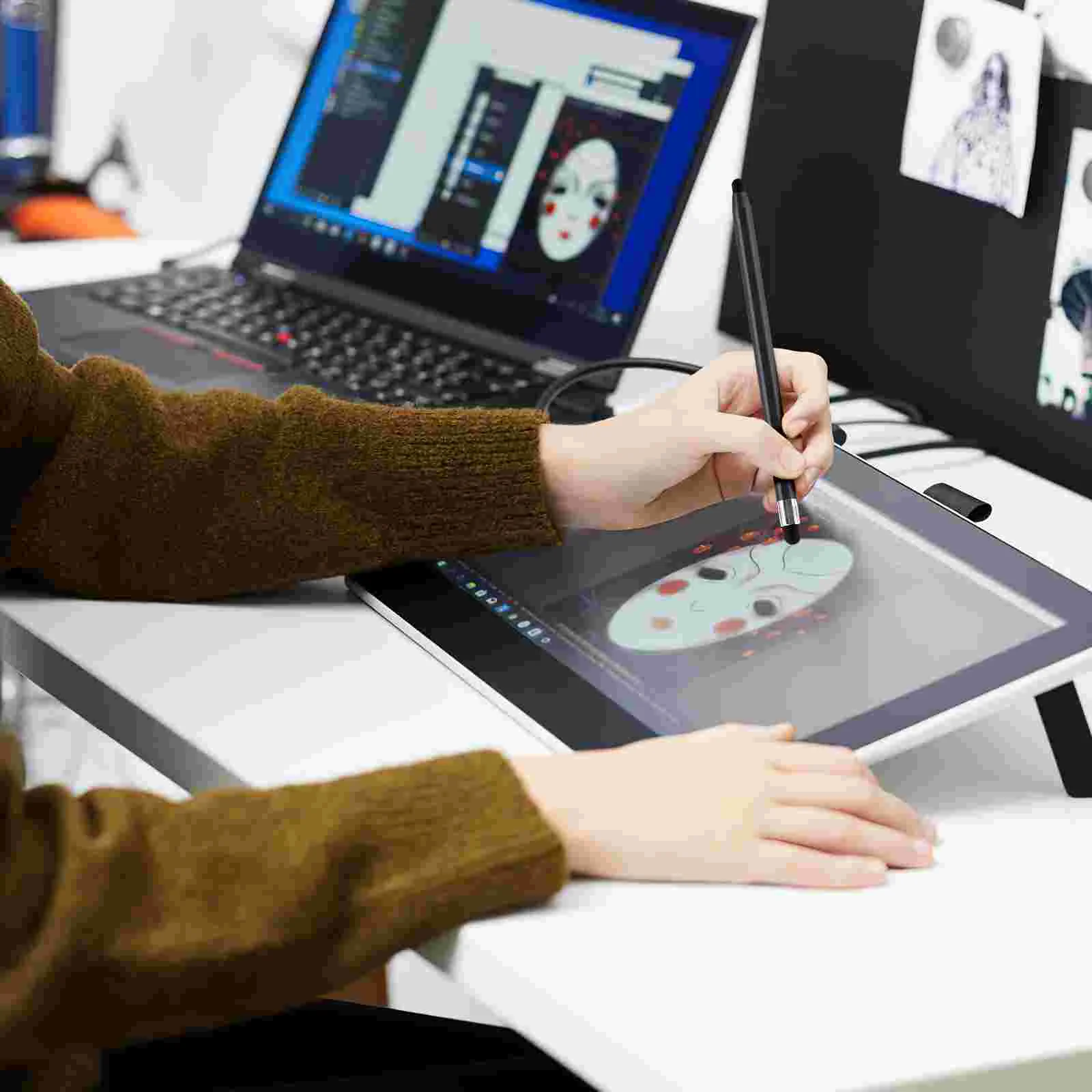 15 Pcs Stylus Tip Pen Tips for Conductive Touch Screen Touchscreen Silicone Caps Capacitive