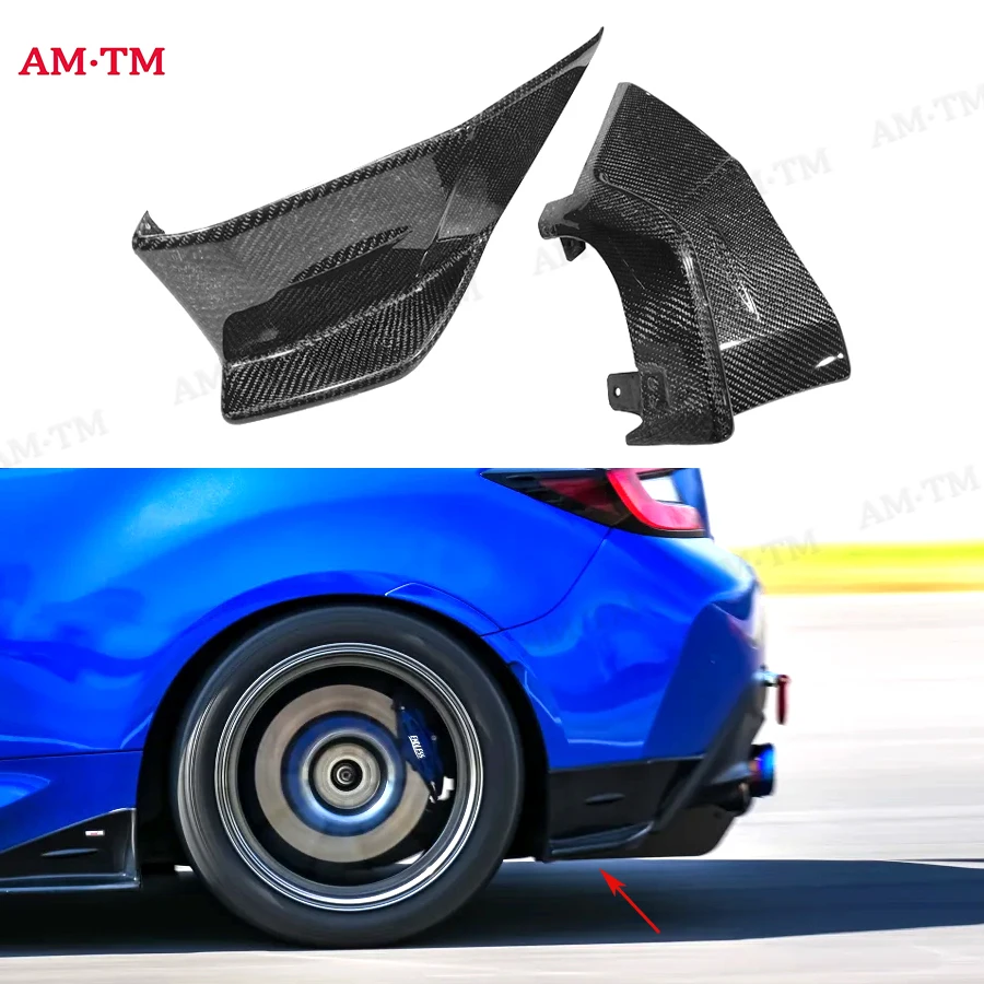 

Накладка из карбона на угол заднего бампера, сплиттер, накладка на задний бампер, обвес для Toyota GR86 Subaru BRZ ZN8 ZD6 2020+