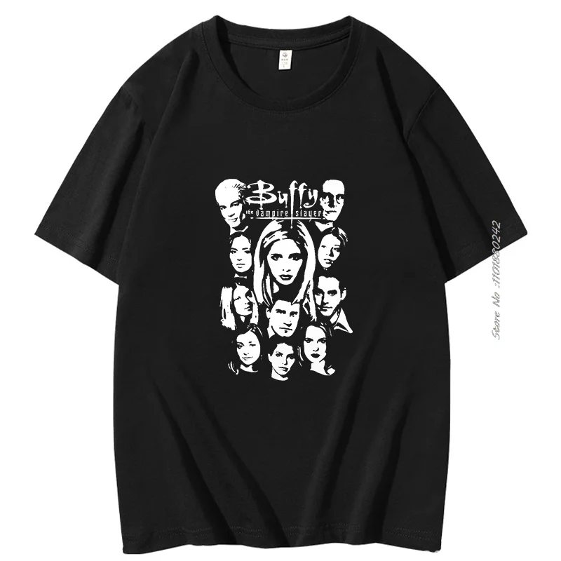 Buffy The Slayer T Shirt Plus Size Cotton Crewneck Custom Short Sleeve T Shirt Summer Cotton T-Shirt High Quality Men's Clothing