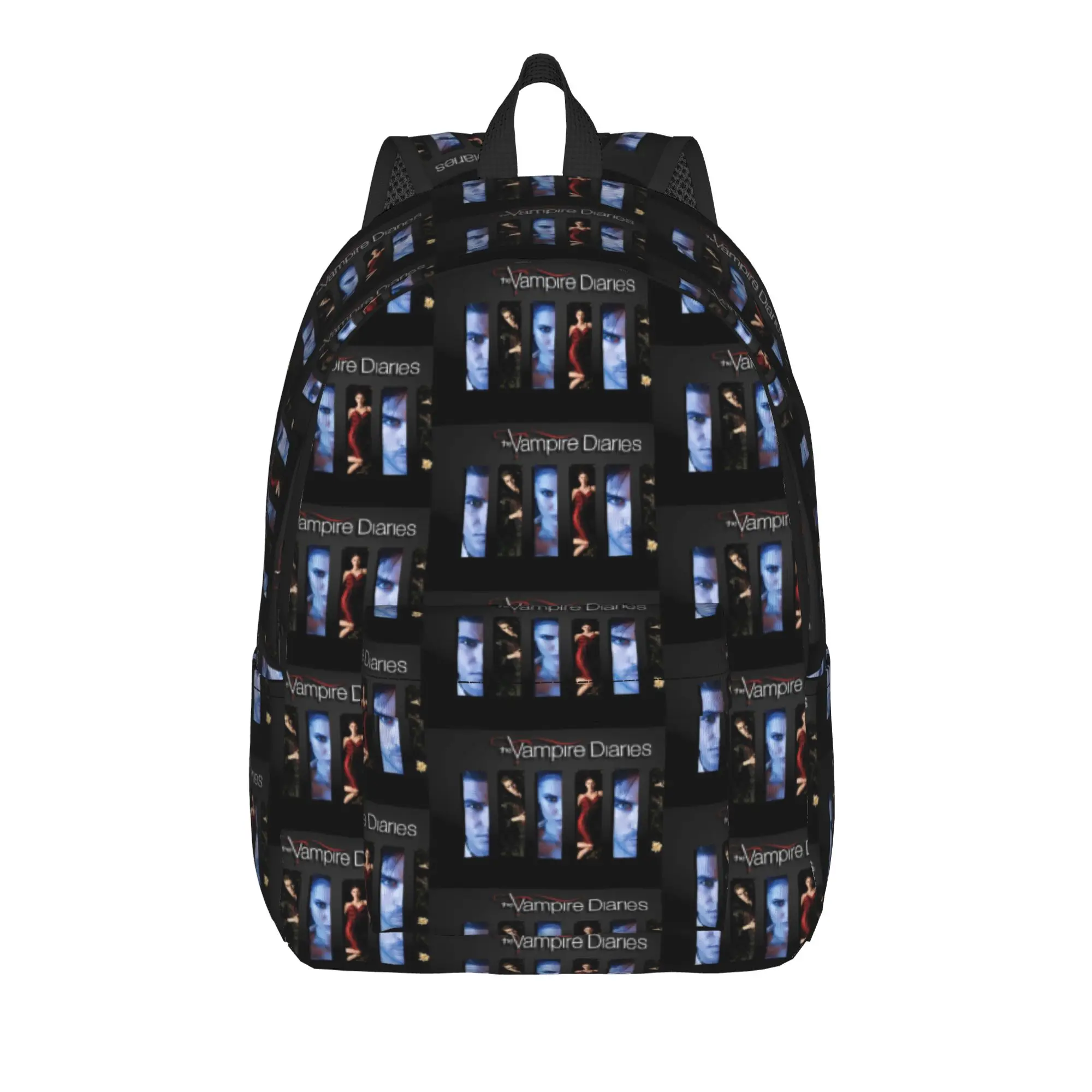 The Vampire Diaries Resuable Movie Backpack Damon Salvatore Outdoor Style Backpacks Boy Style High School Bags Soft Rucksack