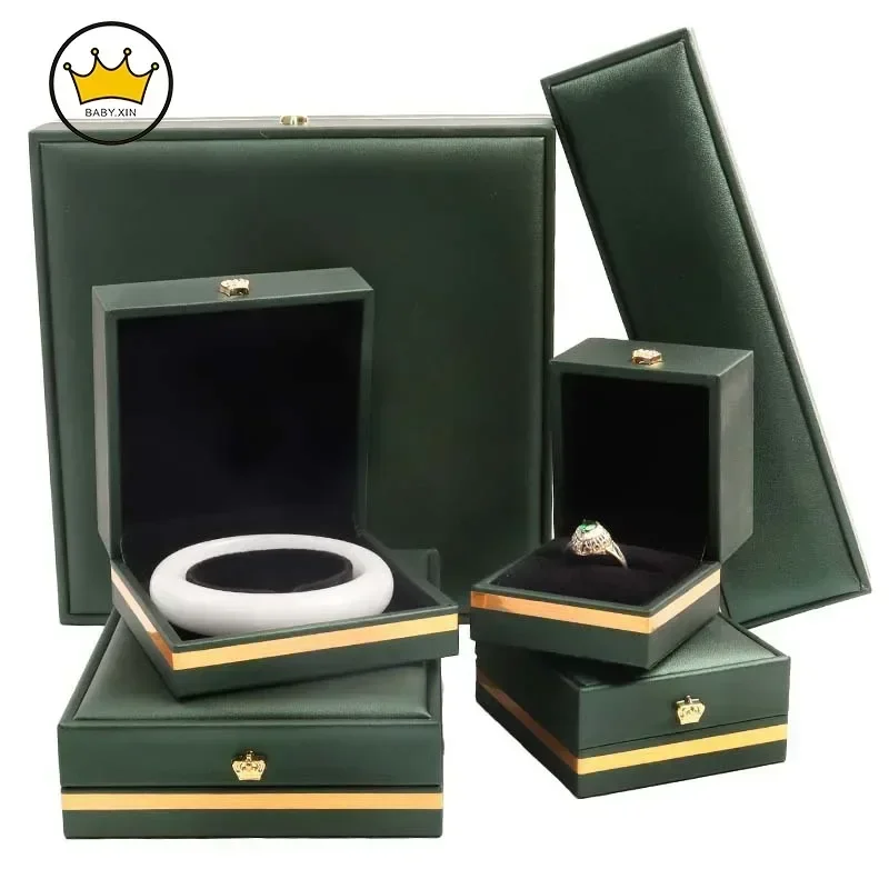 

Crown Jewelry Box Ring Packaging Gift Jewelry Necklace Bracelet case Storage holderJewelry Wedding Box