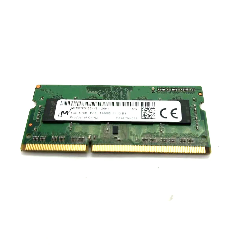 DDR3 Memory 4G 1RX8 PC3L-12800S PC3L-128005-11-13-84 MT8KTF51264HZ-1G6P1