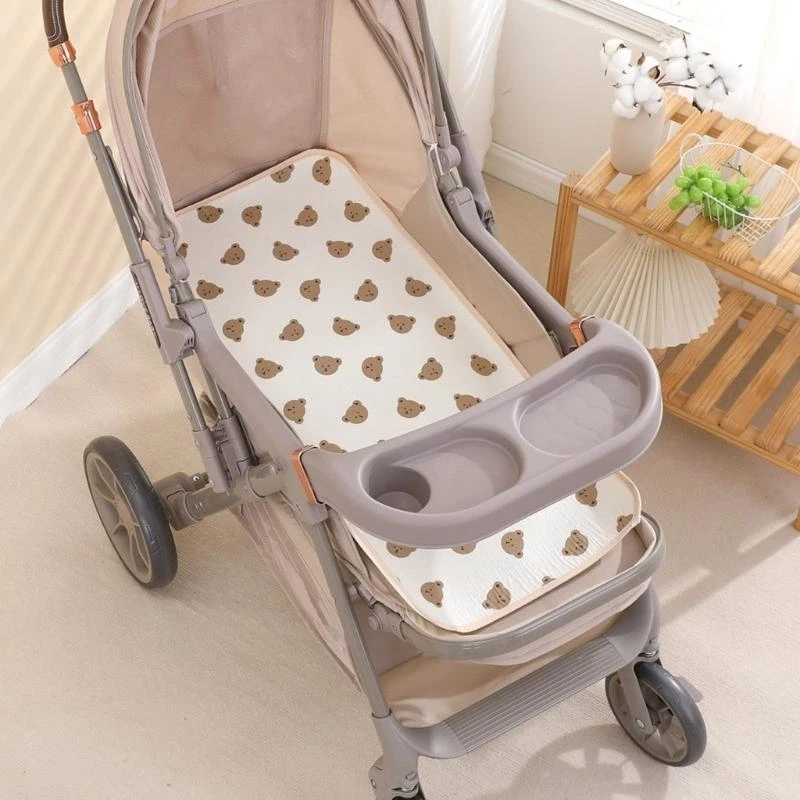 

Baby Strollers Pad Moisture Resistant & Absorbent Diaper Mat Crepe Cloth for Various Models Busy Parents Essential 24BE