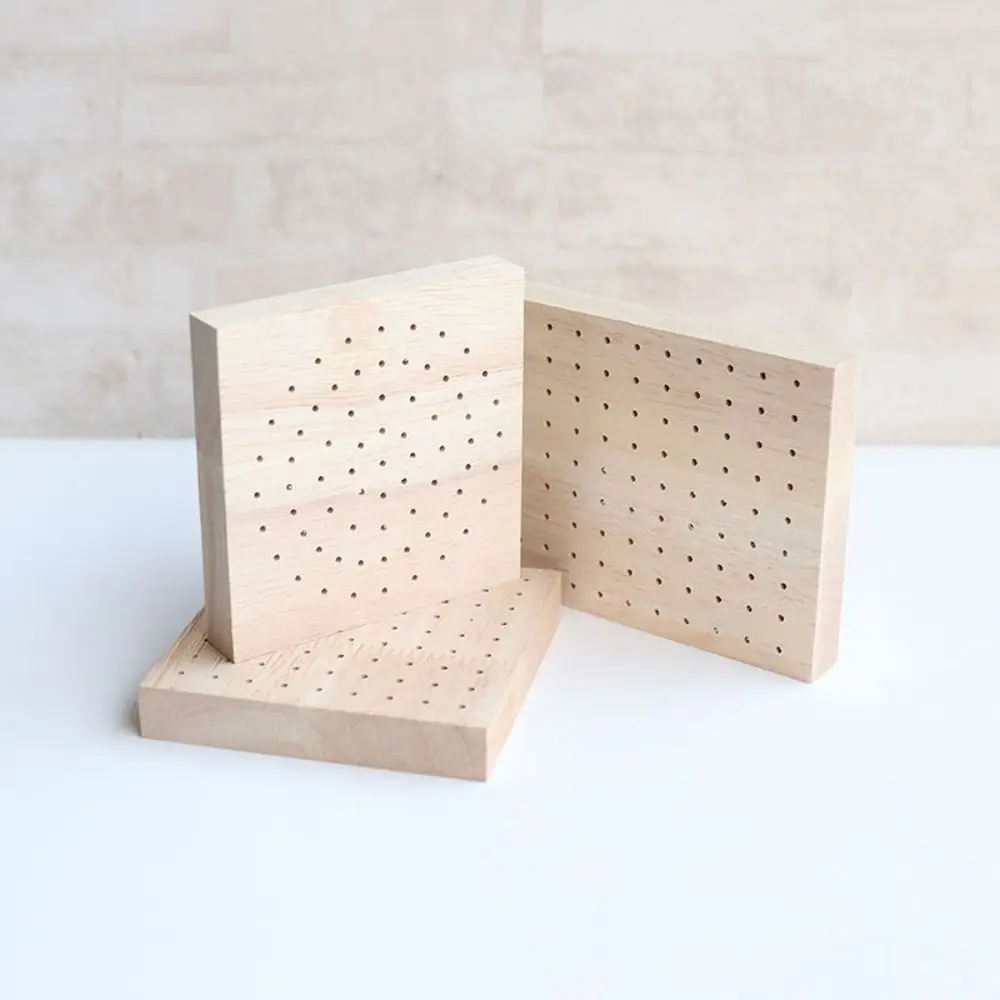 2 قطعة 61/81 حفرة خشبية تلميع رئيس تخزين مجلس مربع توفير مساحة مسمار مثقاب الخشب قاعدة عرض 10*10 سنتيمتر الإبداع #2
