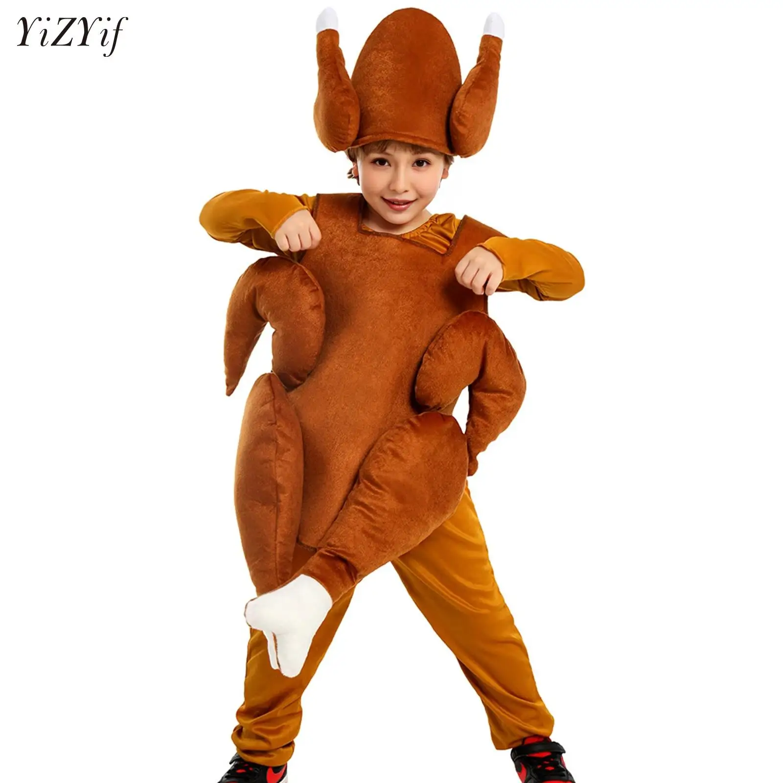 Nowatorskie czapki indyka na Święto Dziękczynienia dla mężczyzn i kobiet, na wieczór z okazji Święta Dziękczynienia, kreatywne przebranie, akcesoria do kostiumów cosplay, czapka indyka.