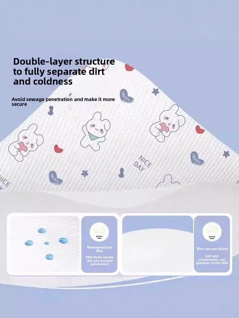 Disposable Toilet  Cover Large Size Full Coverage Materni Pad Cover Travel Special Hotel Independent Paaging Urinal Mat