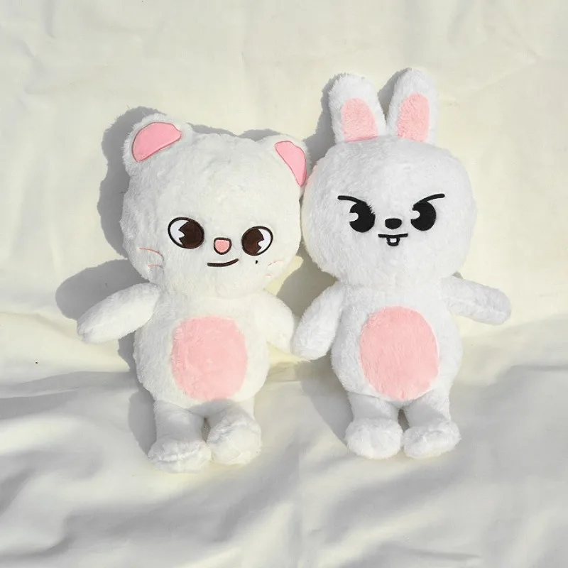 50cm Kpop Skzoo Plush Toy Wolfchan Kawaii Cartoon Stuffed Animal Plushie Doll Large Size   Sleeping Pillow Gift view 4