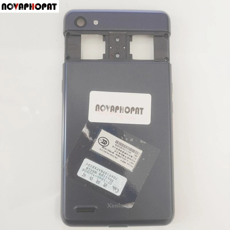 Novaphopat для Philips W6610 W6618 задняя крышка батарейного отсека задняя крышка корпус задняя рамка корпуса боковая кнопка включения и выключения громкости Novaphopat для Philips W6610 W6618 задняя крышка батарейного отсека задняя крышка корпус задняя рамка корпуса боковая кнопка включения и выключения громкости