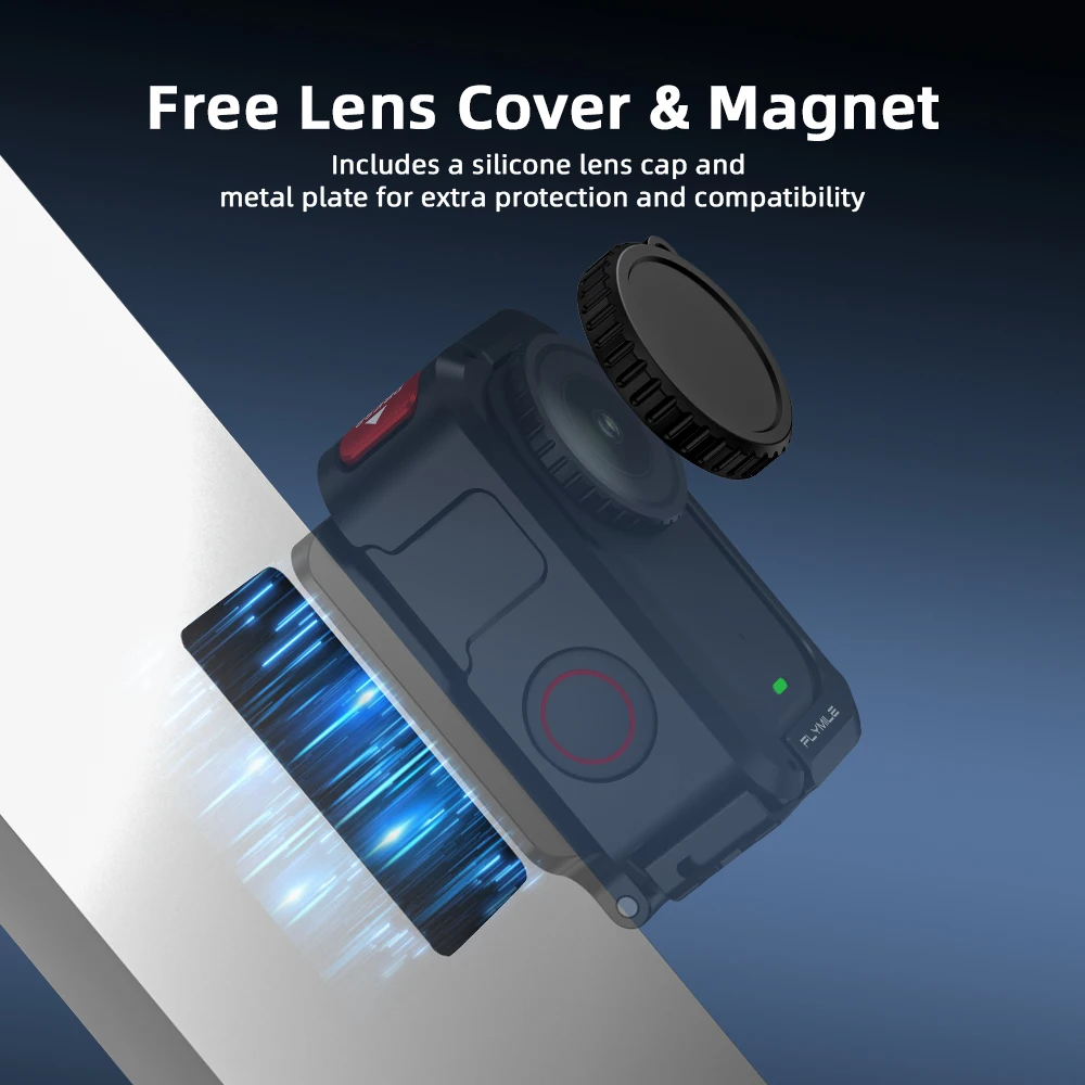 Flymile Magnetische Halterungsbasis für DJI OSMO Nano Zubehör mit 1/4 Zoll Schraubenloch, Doppelklauen-Schnittstellenadapter, Metallhalterung – Detail 11