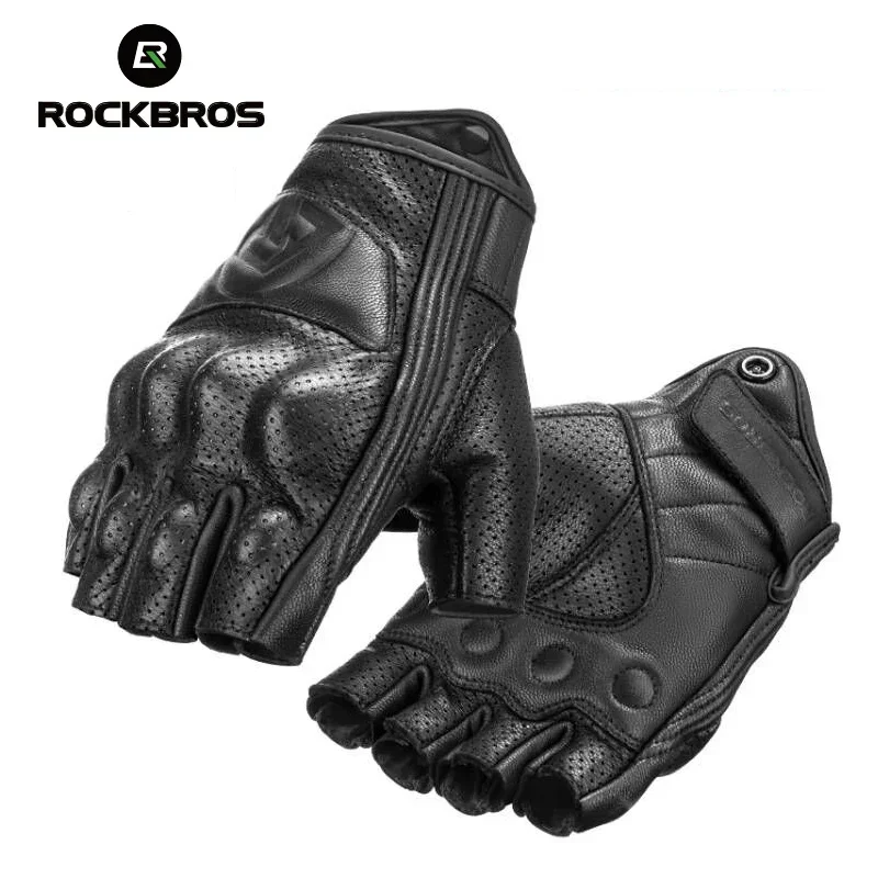 ROCKBROS Bicycle uomo donna Gel Protector guanti da moto tattici guanti da bici corti sportivi guanti mezze dita traspiranti