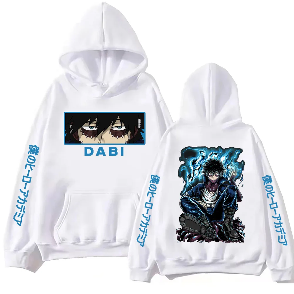 Anime meu herói academia dabi moletom com capuz harajuku pulôver tops homem mulher moletom presente fãs