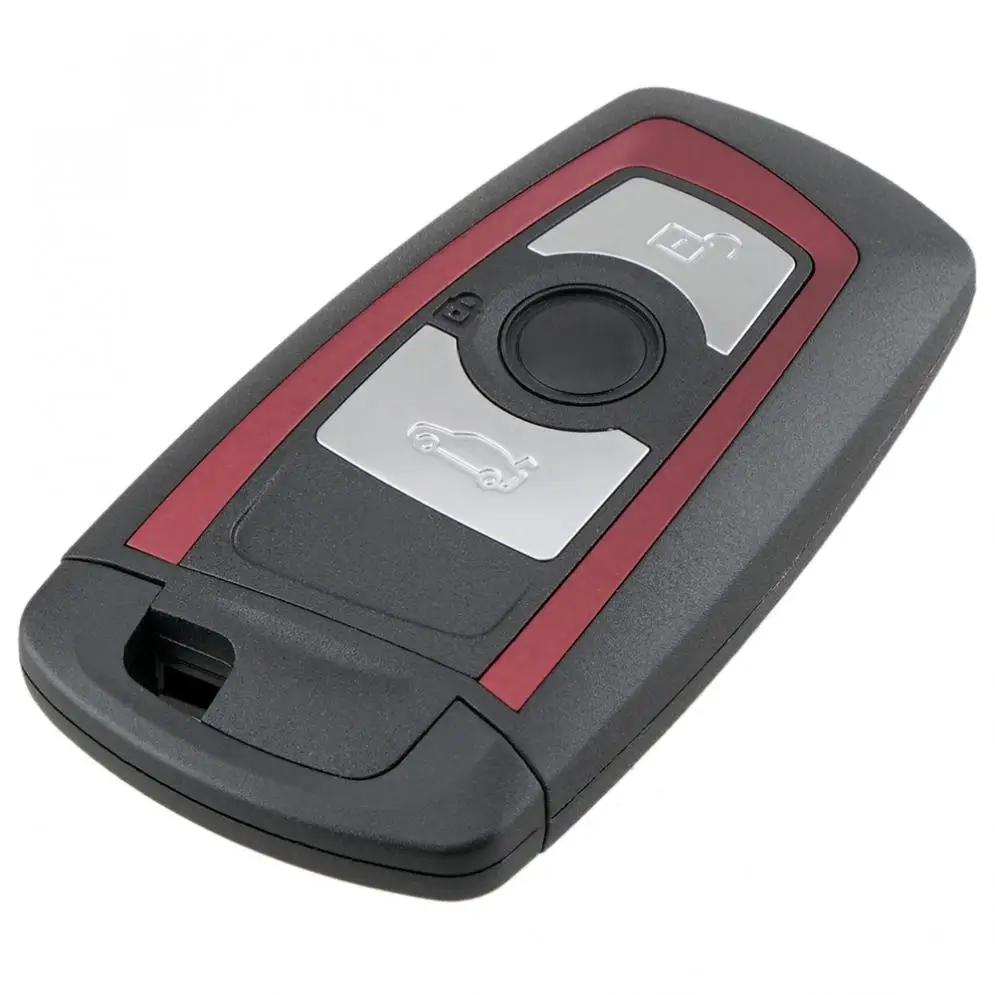 3 Knoppen Smart Key Shell Cover Remote Keyless Case Met Ongesneden Blanco Blade Fit Bmw Cas4 F 3 5 7 Series/X3 F25/X4 F25/M2/ F87/M3