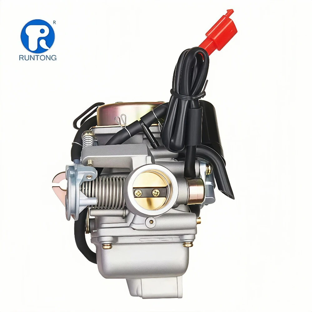 

RUNTONG Carburetor for 24 25 mm sunl cvk GY6 150 150cc 152QMI 157QMJ Scooter moped Buggy ATV kart engine
