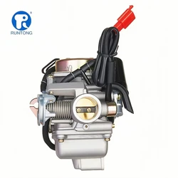 RUNTONG Carburetor for 24 25 mm sunl cvk GY6 150 150cc 152QMI 157QMJ Scooter moped Buggy ATV kart engine